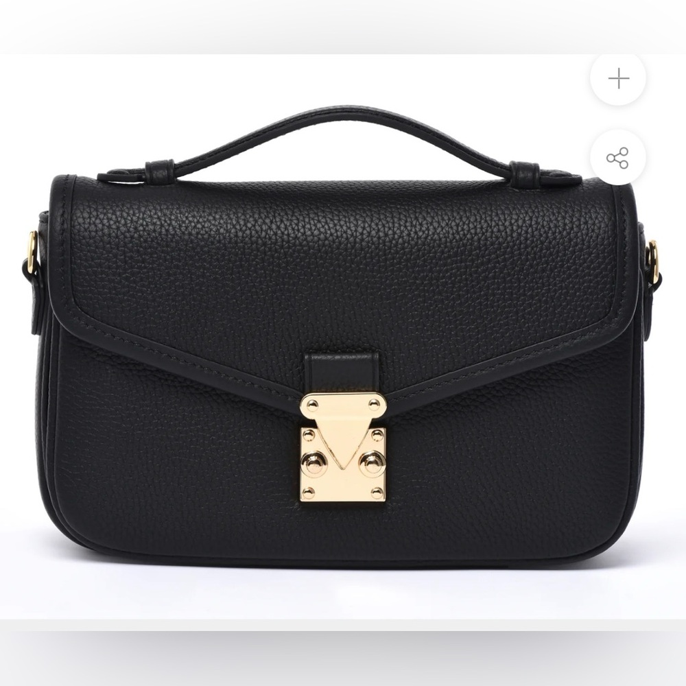 Dress Up Your Purse Le Petit Paris 15 Togo Leather Black NEW!!